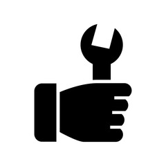 mechanic icon or logo isolated sign symbol vector illustration - high quality black style vector icons
