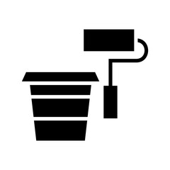 paint icon or logo isolated sign symbol vector illustration - high quality black style vector icons
