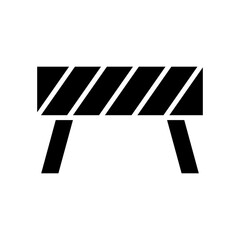 road barrier icon or logo isolated sign symbol vector illustration - high quality black style vector icons
