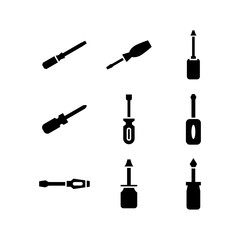 screwdriver icon or logo isolated sign symbol vector illustration - high quality black style vector icons
