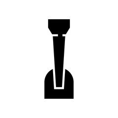 shovel icon or logo isolated sign symbol vector illustration - high quality black style vector icons
