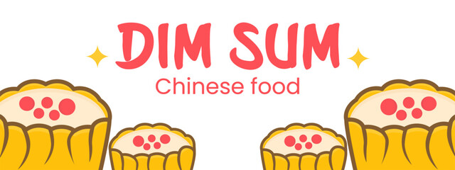 cute simple dimsum template with copy space