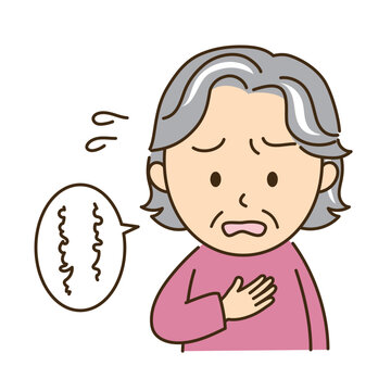 脳卒中になりろれつが回らないおばあさん