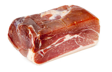 pork ham isolated on a white background. studio. photo.