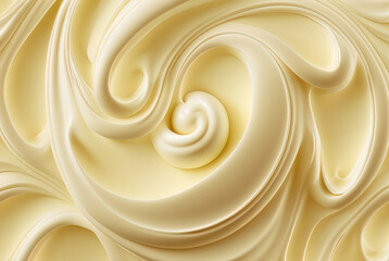Cream yogurt, generative ai