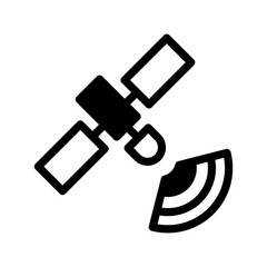 Icon satellite, signal, Internet of thing, wireless, Wi-Fi, signal. vector illustration. editable file