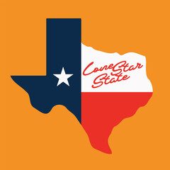 lone star state with texas state flag with map modern art style patriot theme background for advertisement banner,brochure,website landingpage, notebook cover vector eps.