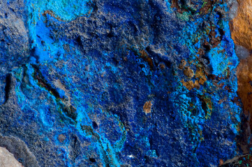 azurite stone detail