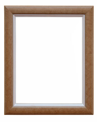 Wooden photo frame brown