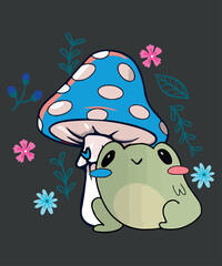 mashroom and frog, cottagecore, aesthetic, frog, snail,
Cottagecore Frog, Snail, Mushroom, Aesthetic Cute, ornament, flower