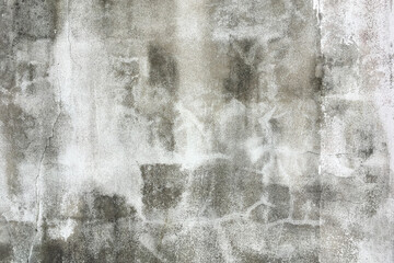 Old concrete white-black-gray wall textures for background with cracks textures,Abstract background	
