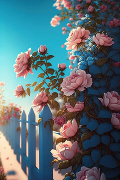 A Rose Garden in Full Bloom: Super Beautiful in Every Way