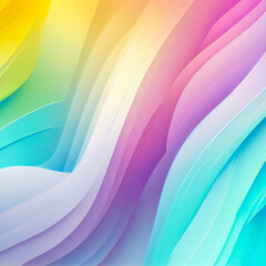 Soft colorful background with gradient pastel color palette. Abstract modern background. Illustration for banner, presentation template, wallpaper, text place and social media.
