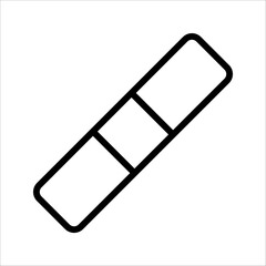 plaster icon vector bandage design illustration on white background