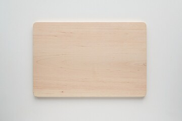 Light wood cutting board mockup, rectangle wooden chopping board for engraving design, platform for...