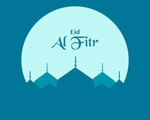 Eid Al Fitr Illustration Template