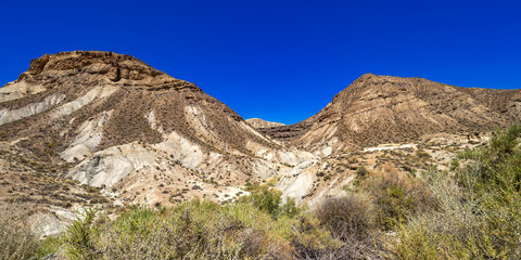 Tabernas Desert Nature Reserve, Special Protection Area, Hot Desert Climate Region, Tabernas, Almería, Andalucía, Spain, Europe
