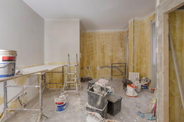 Cantiere casa in ristrutturazione.