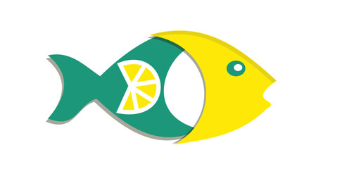 Logo poisson citron