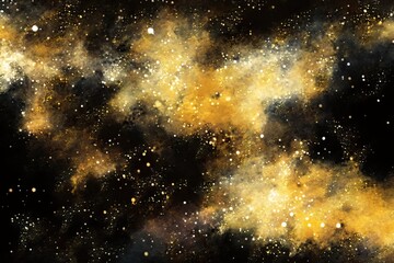 Black and gold space background
