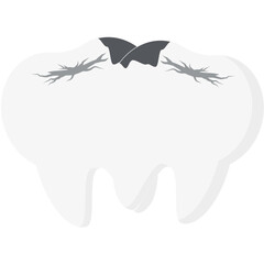Double Tooth Broken Cavity Cracked Teeth
