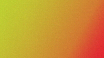 Neon green and red color gradient noise texture background.