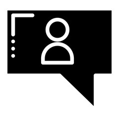 communication glyph 