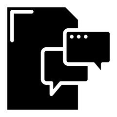 Fototapeta premium communication glyph 