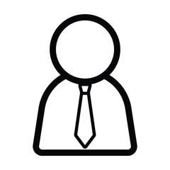 businessman icon, people vector, user illustration