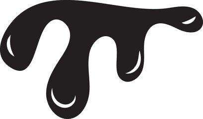 Pintura, chocolate, gotas, formas