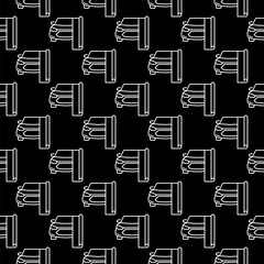 Vehicle Wrapping and Advertising vector dark concept seamless pattern