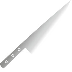 steel knife illustration