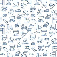 Vehicle Wrapping vector Car Detailing concept simple seamless pattern