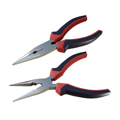 3d rendering pliers tool perspective view