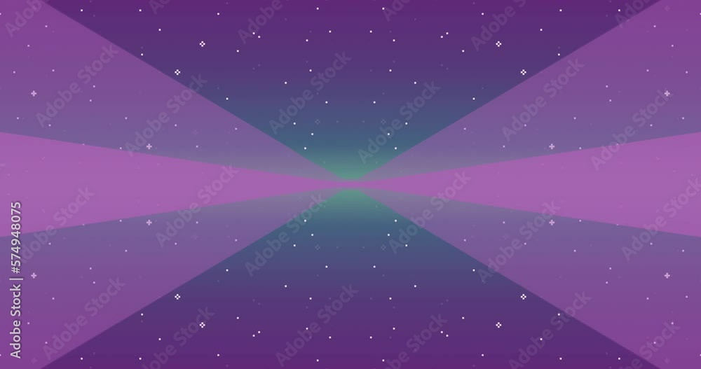 Poster abstract animation. vector retro futuristic background. 8 bit retro game design interface pixel art 