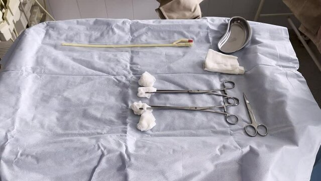 Preparing surgical equipment and supplies for operation