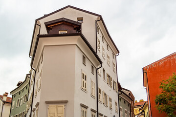 Obraz premium View of a building in Trieste, Friuli Venezia Giulia - Italy