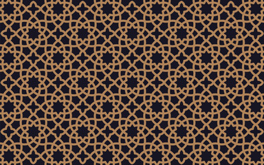 Arabic pattern background and Islamic ornament vector.