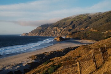 Obraz premium Coastline of Big Sur California before Sunset