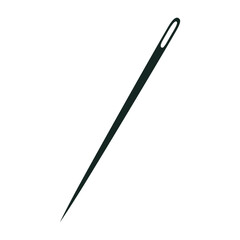 Sewing Needle icon vector. Needle Thread illustration sign. Sewing symbol. seamstress logo.