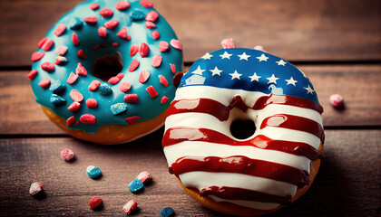 National Donut Day. Ai generative