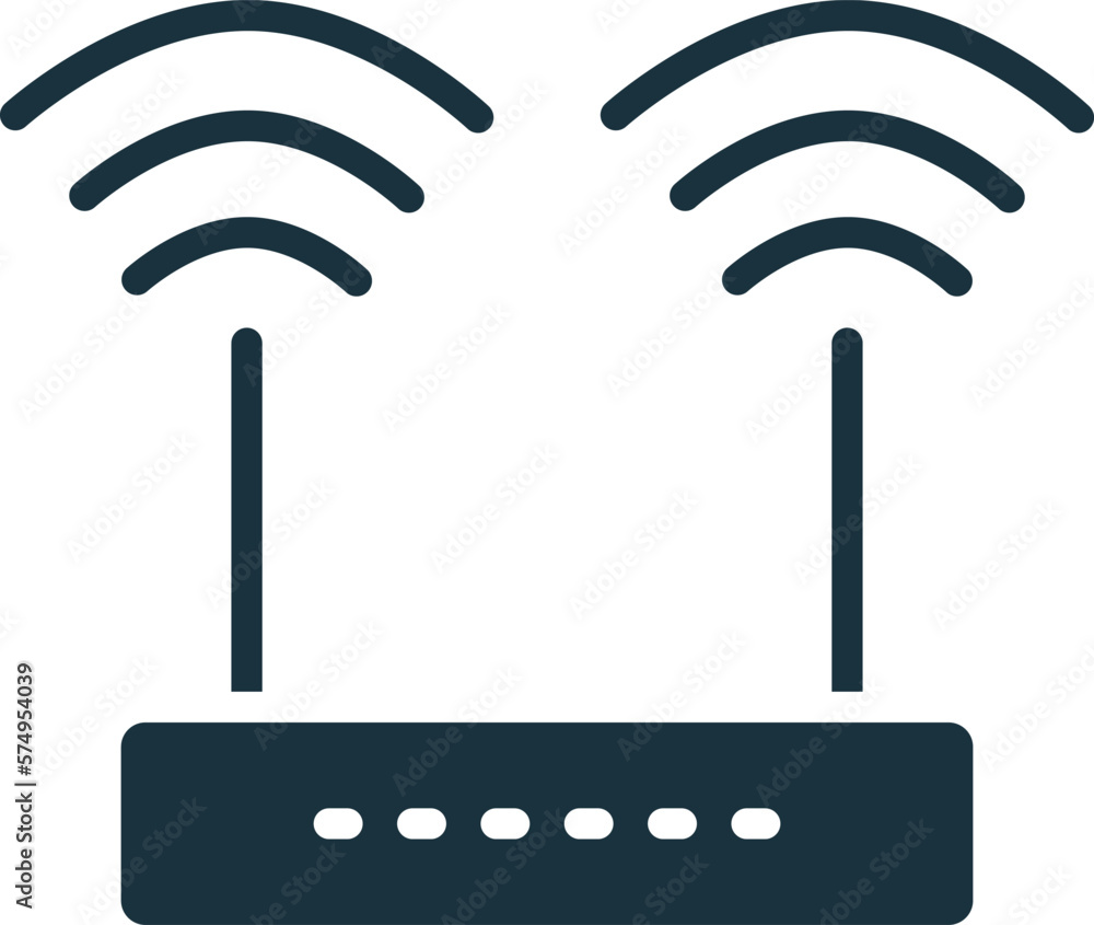 Poster wifi access icon. monochrome simple sign from airport elements collection. wifi access icon for logo