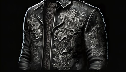 beautiful and special motorcycle leather jacket, in which every motorcyclist likes to race