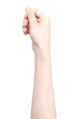 女性の手　PNG