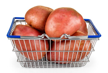 Potato in a basket