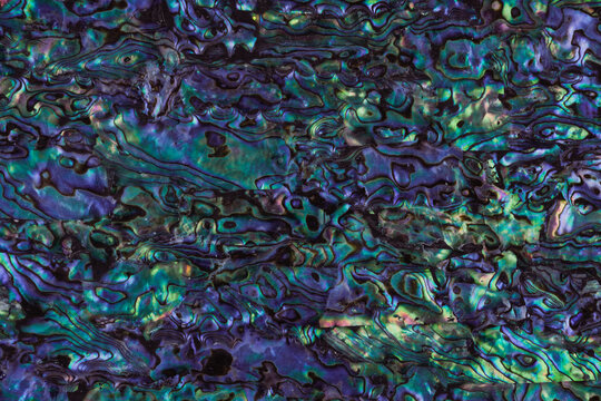 Pearl multi-colored surface with purple green tint
