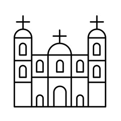 Basilica church Vector Icon which can easily modify

