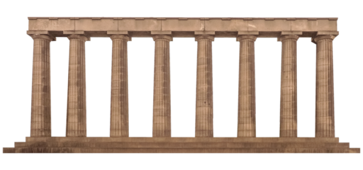 ancient greek classical doric colonnade transparent PNG