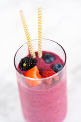Mixed berry smoothie