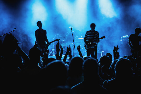 Band performing on stage